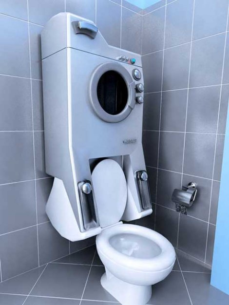 Perilica Rublja I WC školjka Perilica Rublja I WC školjka