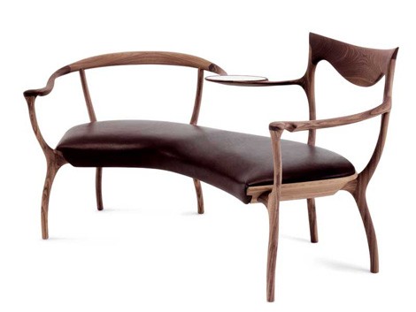 Elegantna Drvena Sofa Elegantna Drvena Sofa