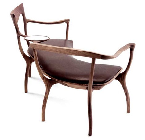 Elegantna Drvena Sofa Elegantna Drvena Sofa