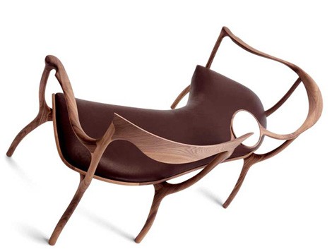 Elegantna Drvena Sofa Elegantna Drvena Sofa